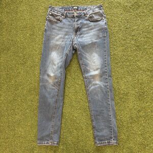 DKNY Men's 32 x 30 Mercer Skinny Fit Stretch Blue Jeans